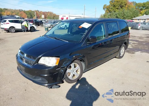 2012 Dodge Grand Caravan Sxt из США, поврежденный, VIN 2C4RDGCG2CR129736